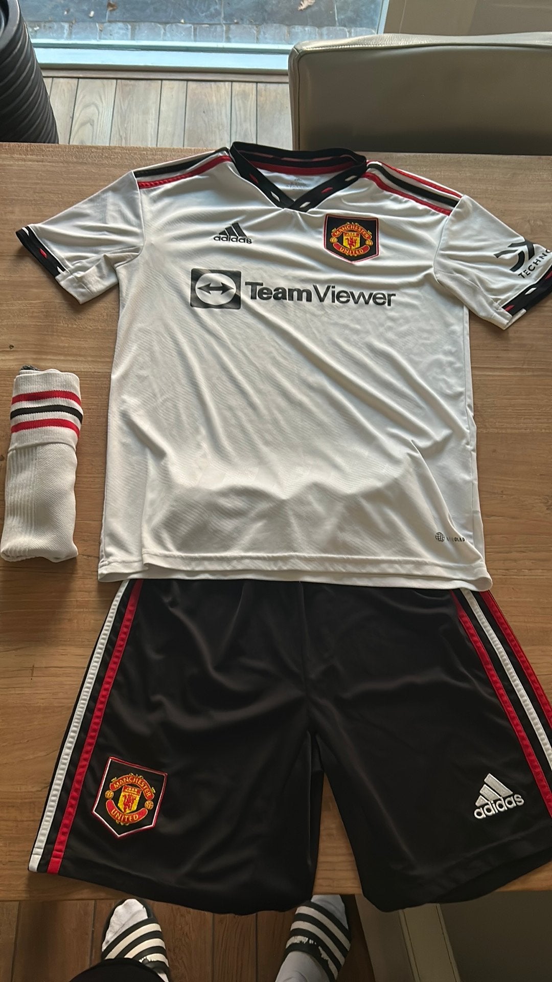 Manchester United Away Kit 22/23 Maat 176., Maat XS of kleiner, Ophalen of Verzenden, Gebruikt, Shirt