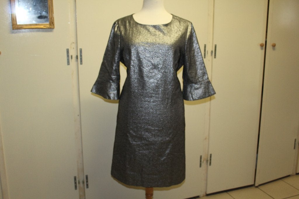 Senso elegante chique zilvere jurk mt (46) 42, Overige typen, Overige kleuren, ., Senso