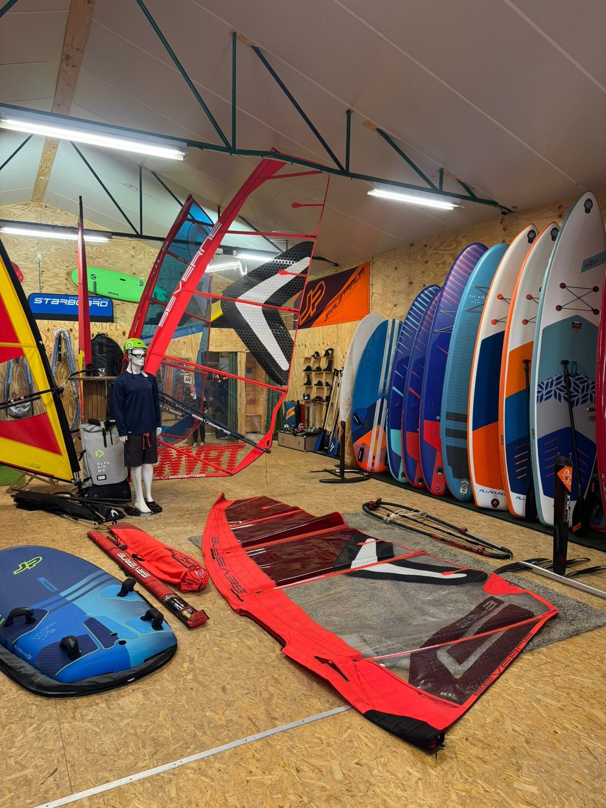 Windfoil set JP hydrofoil Severne Enigma starboard foil, Watersport en Boten, Gebruikt, Jp, Starboard, Ophalen of Verzenden