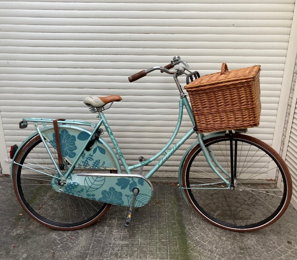 Gazelle damesfiets  met mand, Ophalen, Terugtraprem, Gebruikt, 56 cm of meer