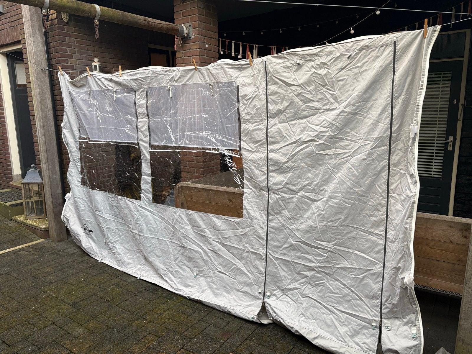 Obelink Front 380 voortentluifel, Ophalen, Gebruikt
