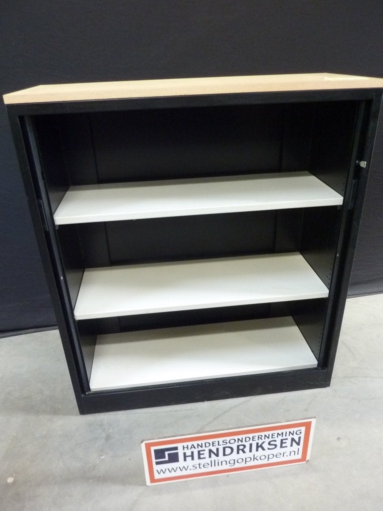 Nette kantoorkast / roldeurkast 120x47x137cm kast + sleutel, Ophalen, 100 tot 150 cm, Met slot, Metaal