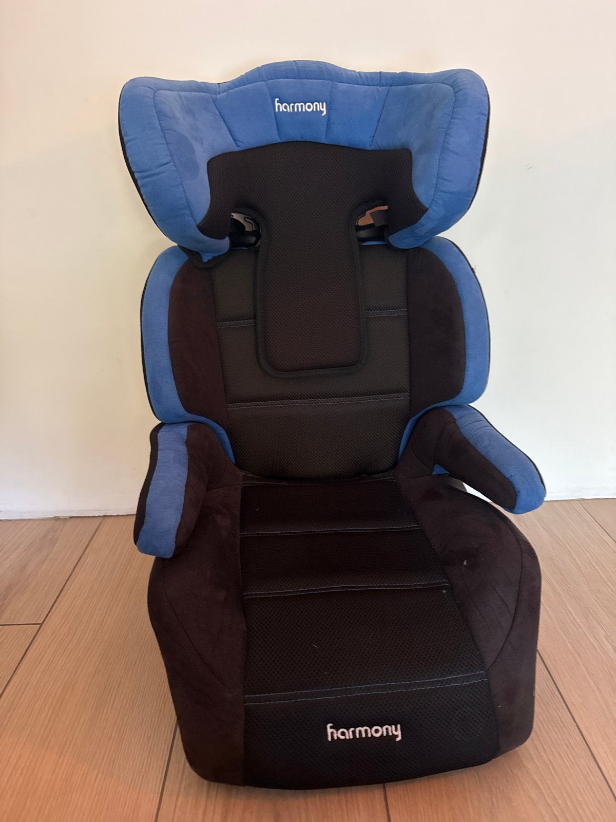 Harmony Autostoel (Blauw/Zwart) - Comfortabel & Veilig, Overige merken, 9 t/m 36 kg, Gebruikt, Autogordel
