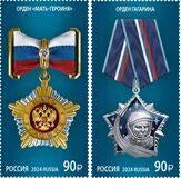 Rusland 2024 postfris. Michel nr. 3447-48, Ophalen of Verzenden