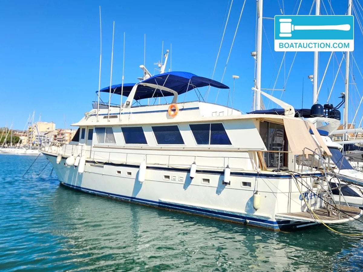 Hatteras 72 nu in de online veiling., Watersport en Boten, Biminitop, Overige merken, 22 m, Gebruikt