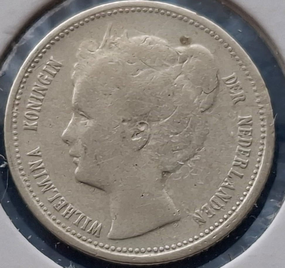 Nederland 10 cent 1898 - Wilhelmina*, Postzegels en Munten, Munten | Nederland, Verzenden, Koningin Wilhelmina, 10 cent, Zilver