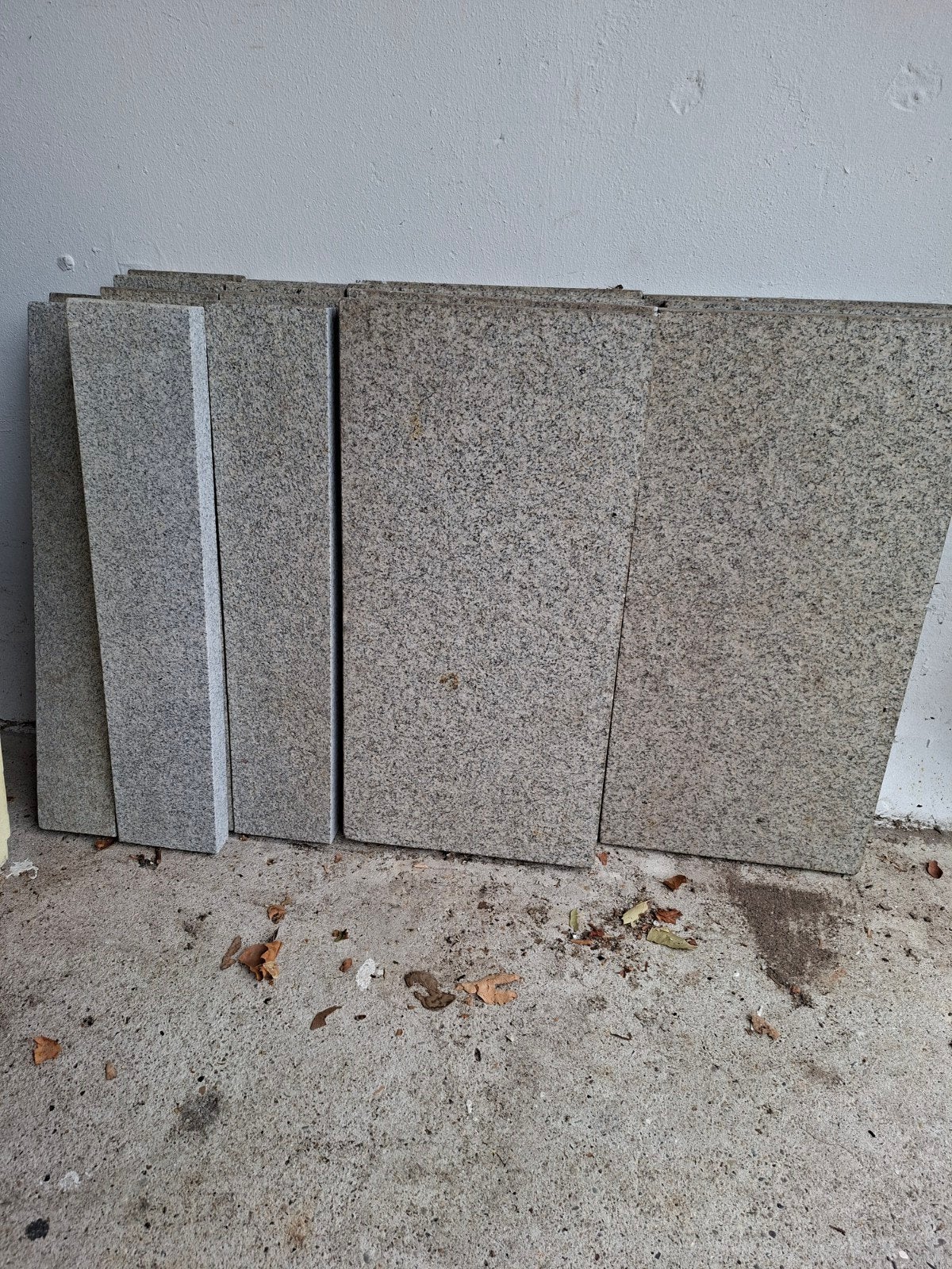 granieten plavuizen 50x25x3 cm 6 stuks  10x50x3cm 9 stuks, Ophalen of Verzenden