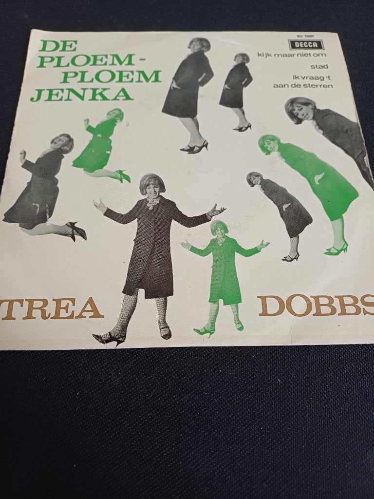 266b2 Single Trea Dobbs – De Ploem-Ploem Jenka – BU 70007, Gebruikt, 7 inch, Ophalen of Verzenden, Overige typen
