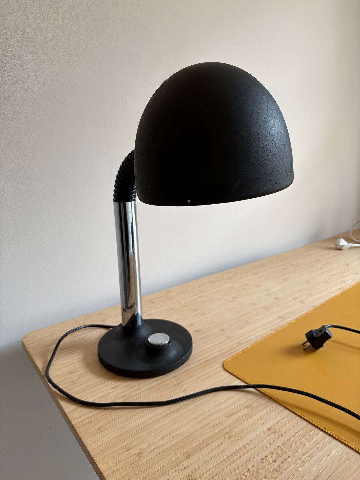 Vintage Egon Hillebrand lamp, origineel, Ophalen, Bureaulamp, Overige merken, Zwart