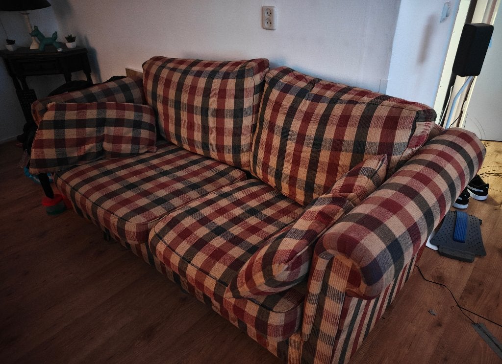 Bankstel, Ophalen, Gebruikt, Tweepersoons, 75 tot 100 cm