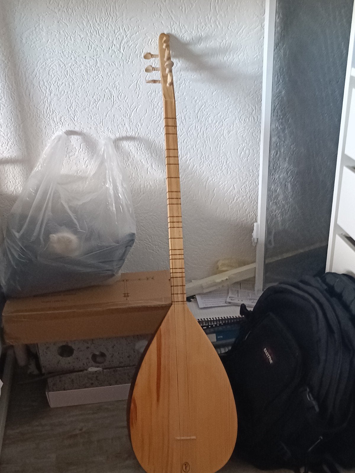 (Uzun sap bağlama) Saz 120A-CE Saz Long Neck GLOED NİEUW!!, Muziek en Instrumenten, Ophalen, Zo goed als nieuw, Luit, Saz of Bouzouki