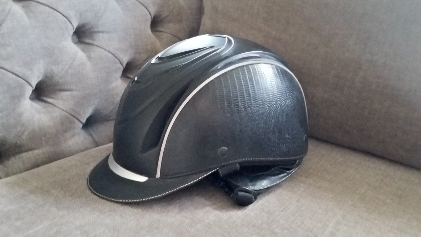 BR Viper Deluxe cap maat M (mt 53-57), Dressuur, BR, Kinderen, Ophalen of Verzenden
