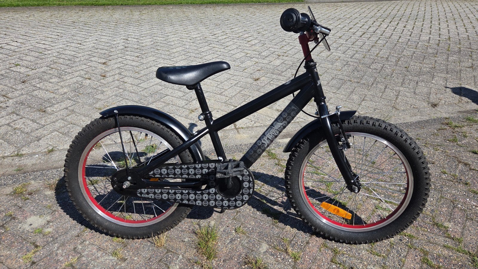 Spiderman jongensfiets 18inch, Ophalen, Terugtraprem, 16 tot 20 inch, Spiderman