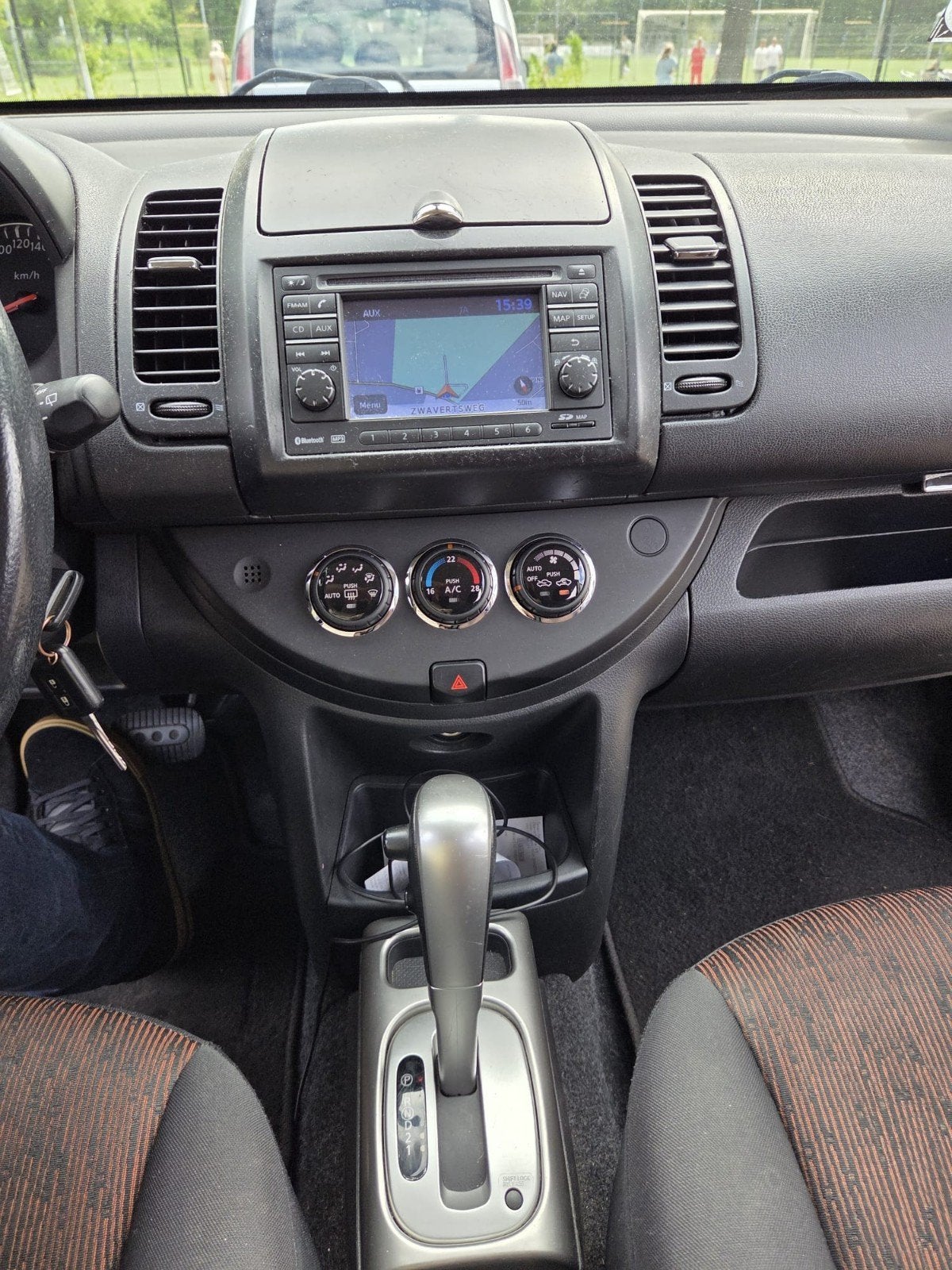 Nissan Note 1.6 16V AUT 2009 Blauw, Auto's, 15 km/l, 750 kg, 4 cilinders, Blauw
