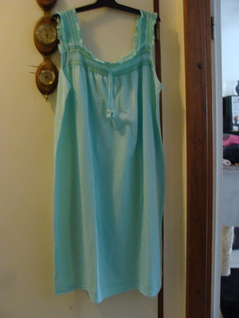 Te koop zomer nachtjapon zonder mauwen blauw XL, Ophalen of Verzenden, Nieuw, Maat 46/48 (XL) of groter