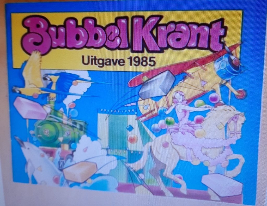 BUBBLICIOUS - KAUWGOM BOEKJE 1985, Ophalen of Verzenden