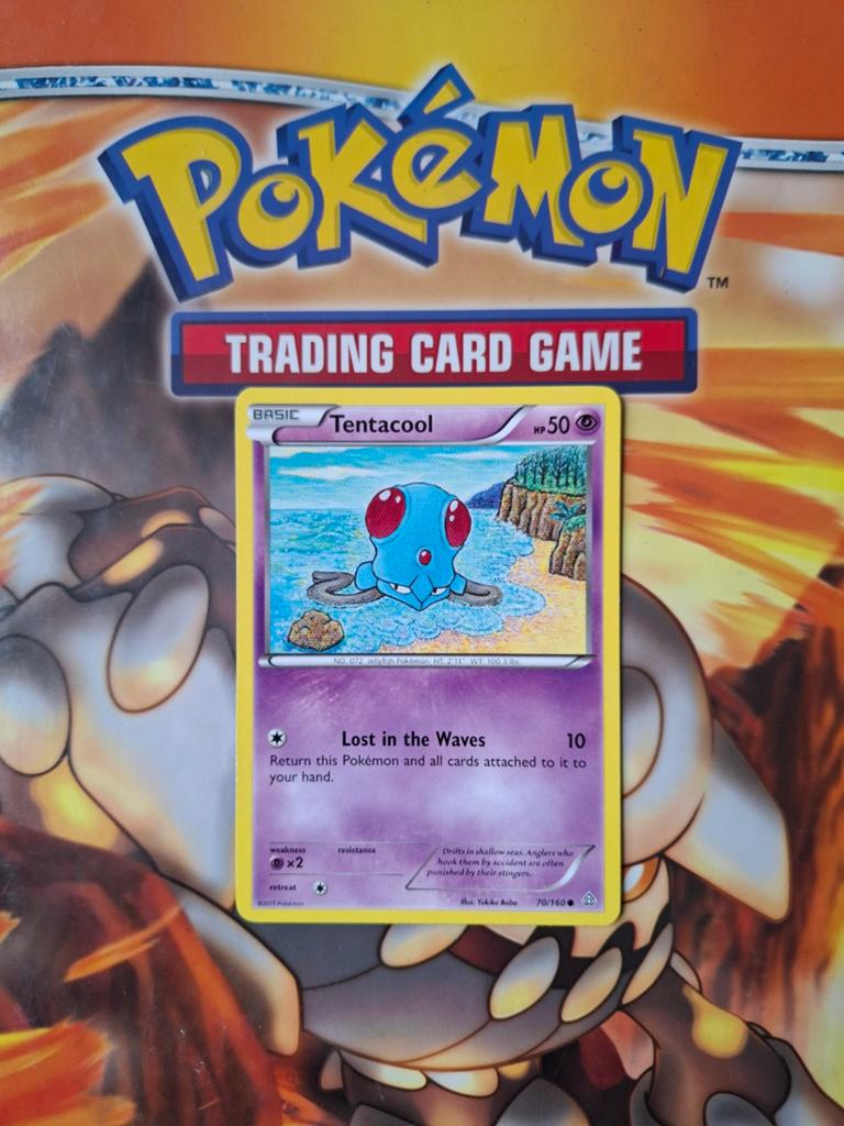Tentacool 70/160 XY Primal Clash pokemon kaart, Ophalen of Verzenden, Zo goed als nieuw, Losse kaart