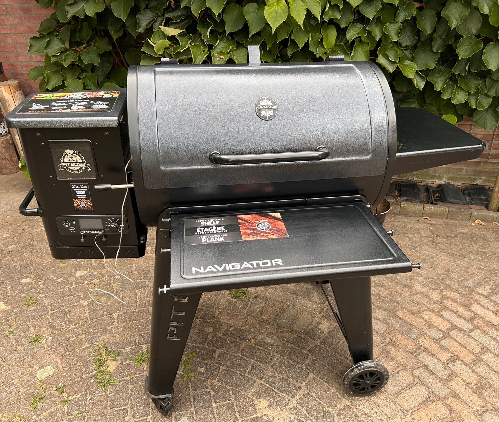PIT BOSS navigator 850 pallet grill, Ophalen, Zo goed als nieuw