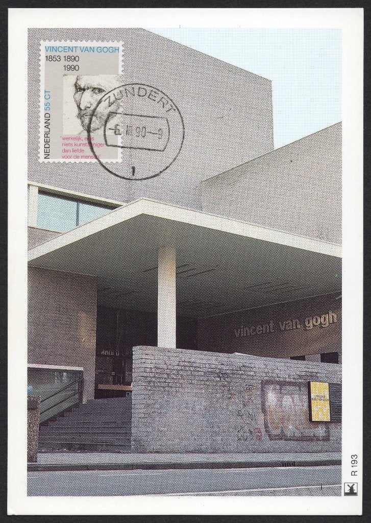 Amsterdam - Vincent van Gogh Museum, Verzenden, 1980 tot heden, Ongelopen, Noord-Holland