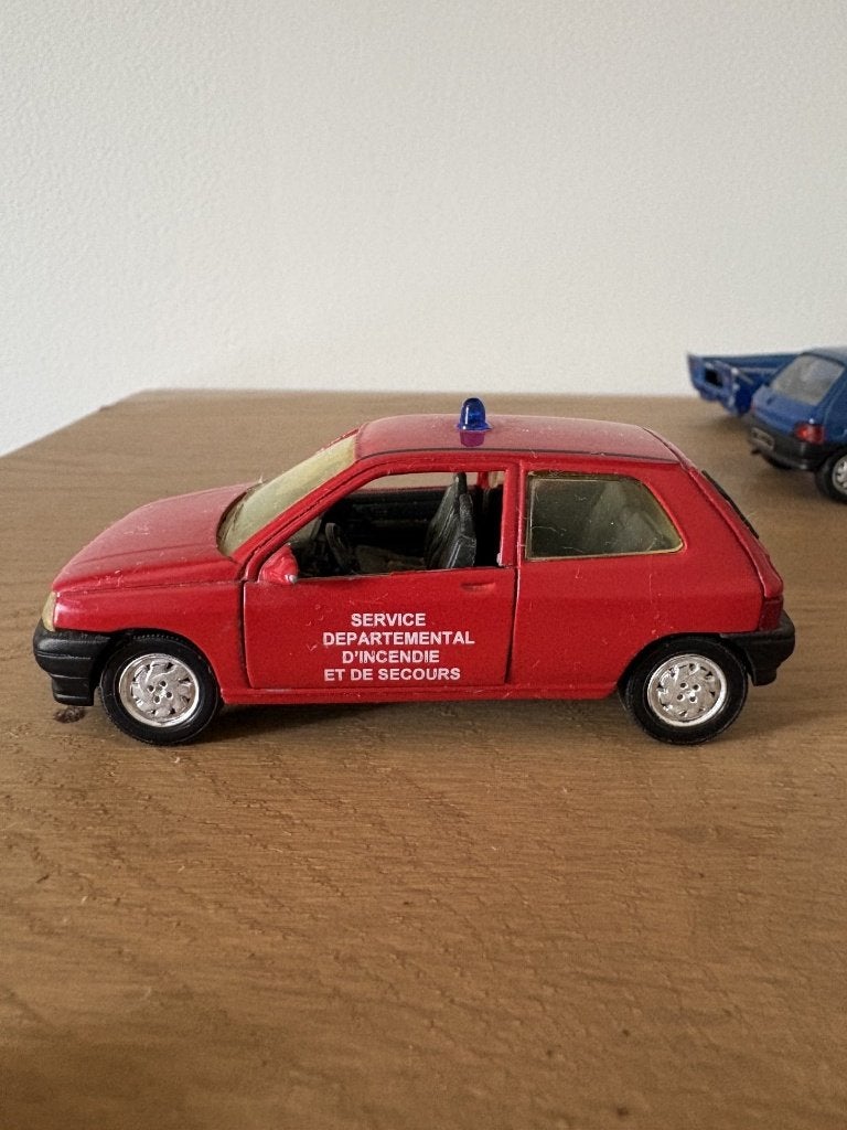 Solido Renault Clio Brandweer, Ophalen of Verzenden, Gebruikt, Auto, Solido