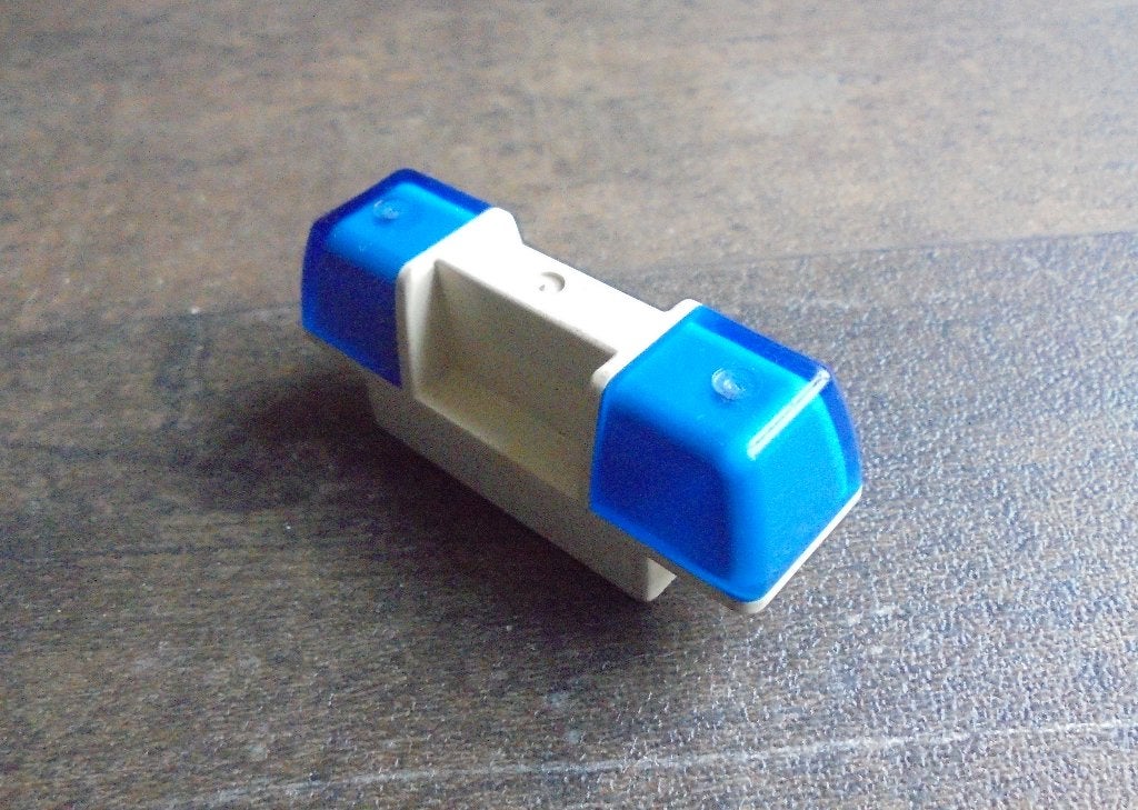 Lego Duplo Siren with Trans-Blue Lights (zie foto's), Ophalen of Verzenden, Gebruikt, Losse stenen, Duplo