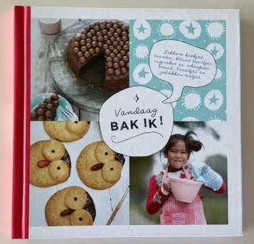 Vandaag bak ik  kinderkookboek Floor van Dinteren, Ophalen of Verzenden, Zo goed als nieuw, Nederland en België