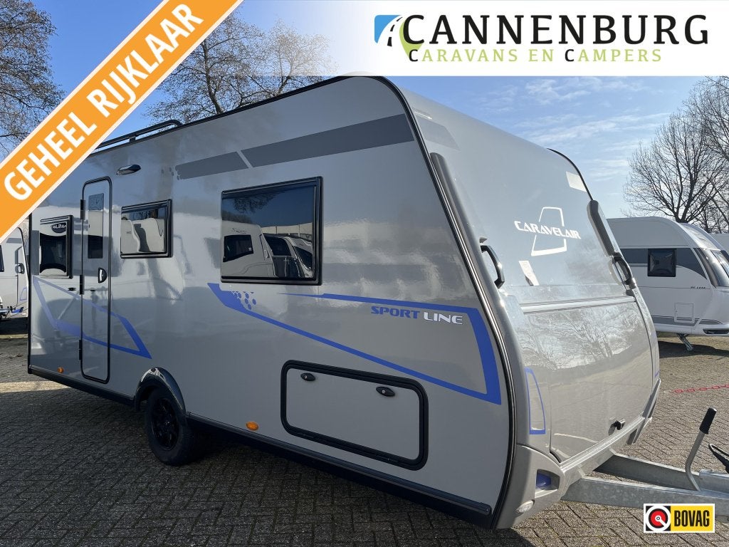 Caravelair Sport Line 492 Unico Verona Prs-voorwand, Standaardzit, Overige typen, Bedrijf, Schokbreker