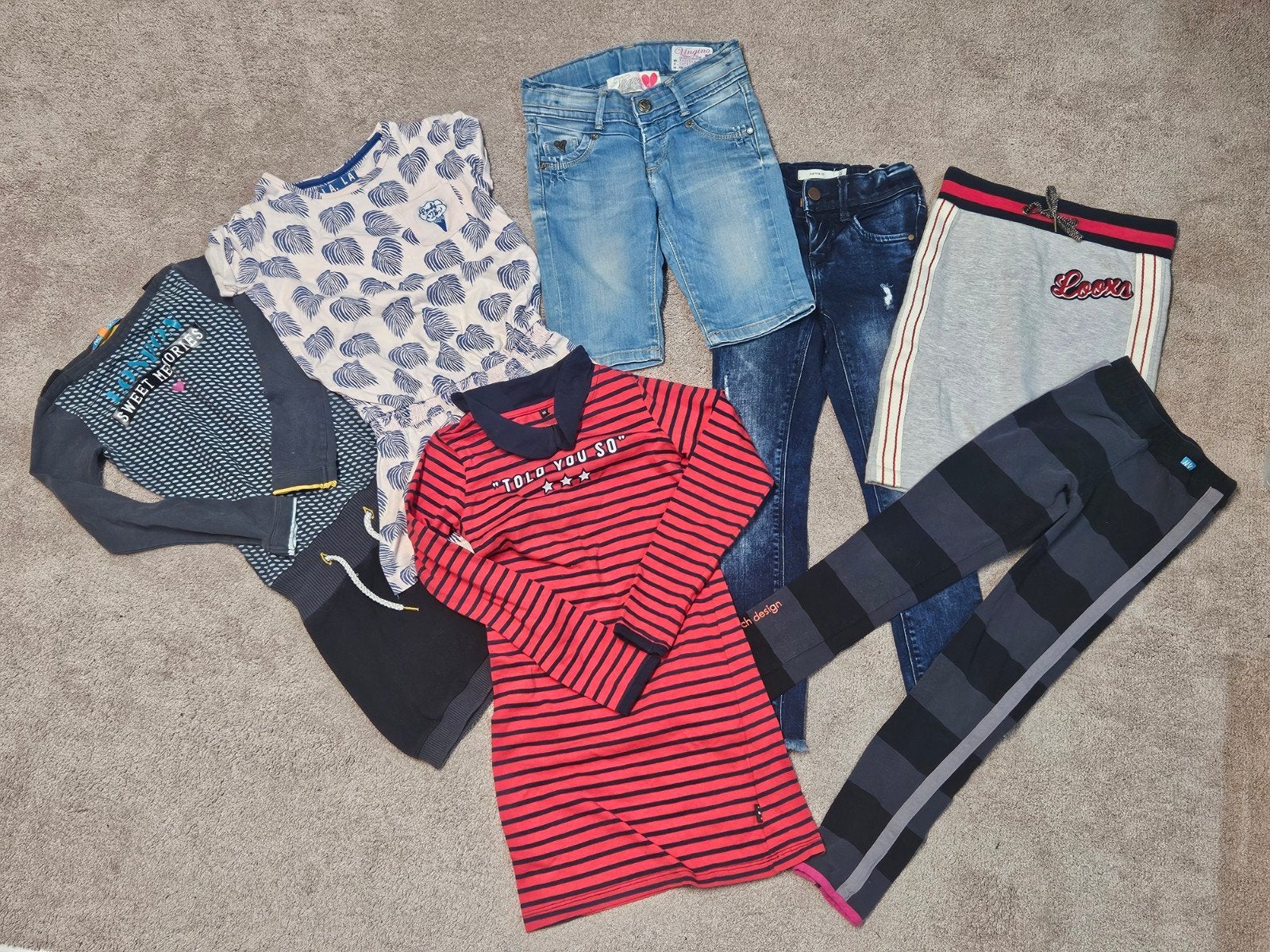 Pakketje kleding maat 116, Kinderen en Baby's, Kinderkleding | Maat 116, Ophalen of Verzenden, Gebruikt, Meisje, Setje
