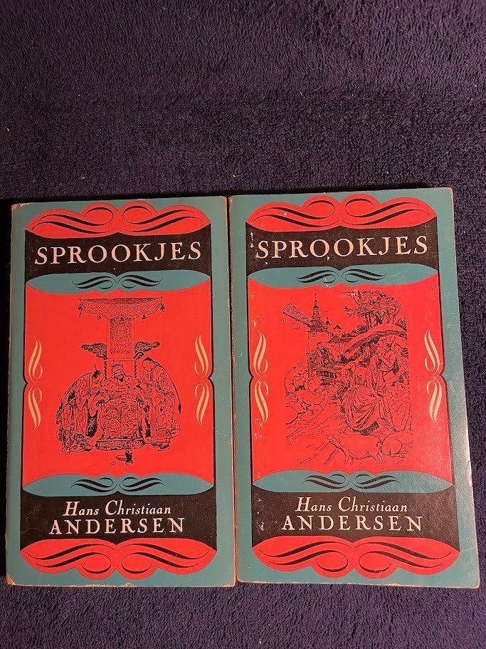 2 Boeken: Sprookjes  van Hans Christiaan Andersen., Ophalen of Verzenden, Gelezen, Hans Christiaan Andersen.