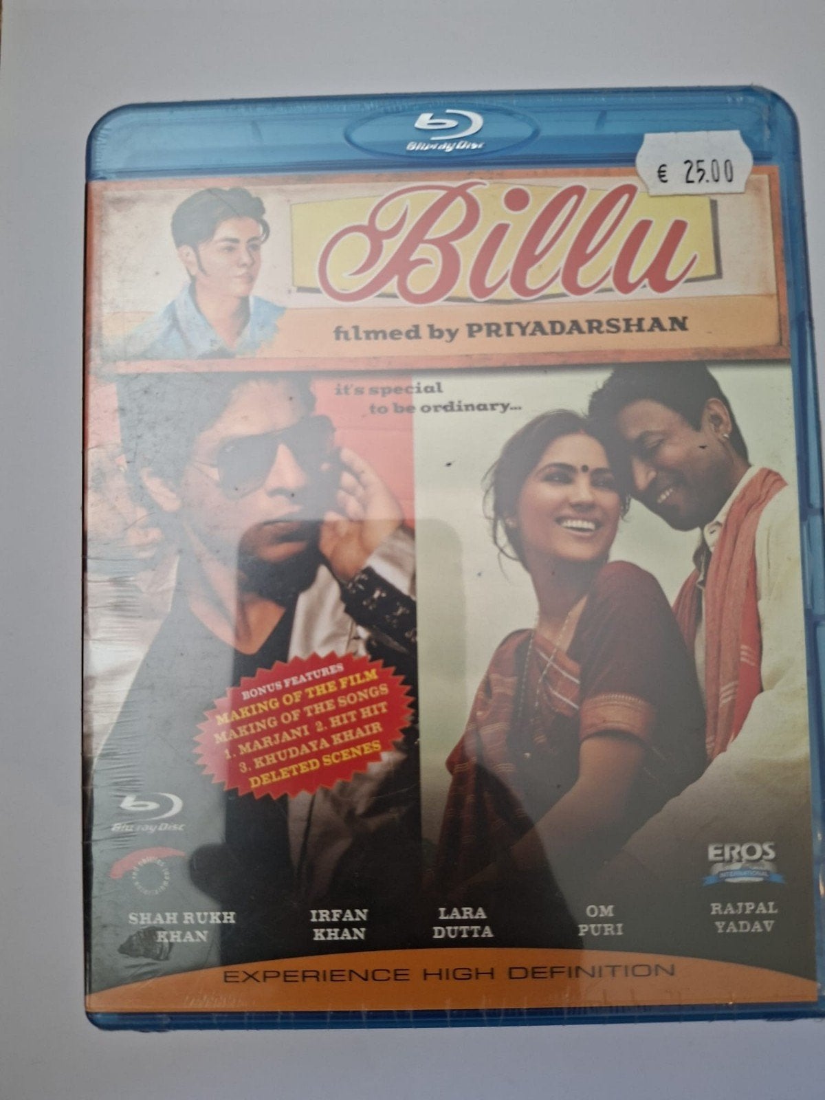 Billu Blu-ray - Bollywood film met Shah Rukh Khan, Cd's en Dvd's, Inclusief extra's, Film, Drama, Ophalen of Verzenden