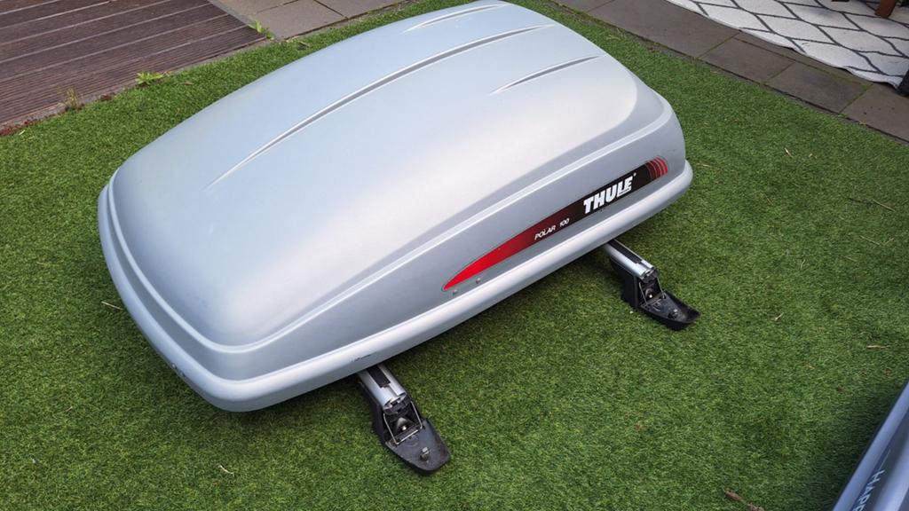 Thule Polar 100 Dakkoffer met dakdragers opel astra tourer, Auto diversen, Dakkoffers, Ophalen, Gebruikt