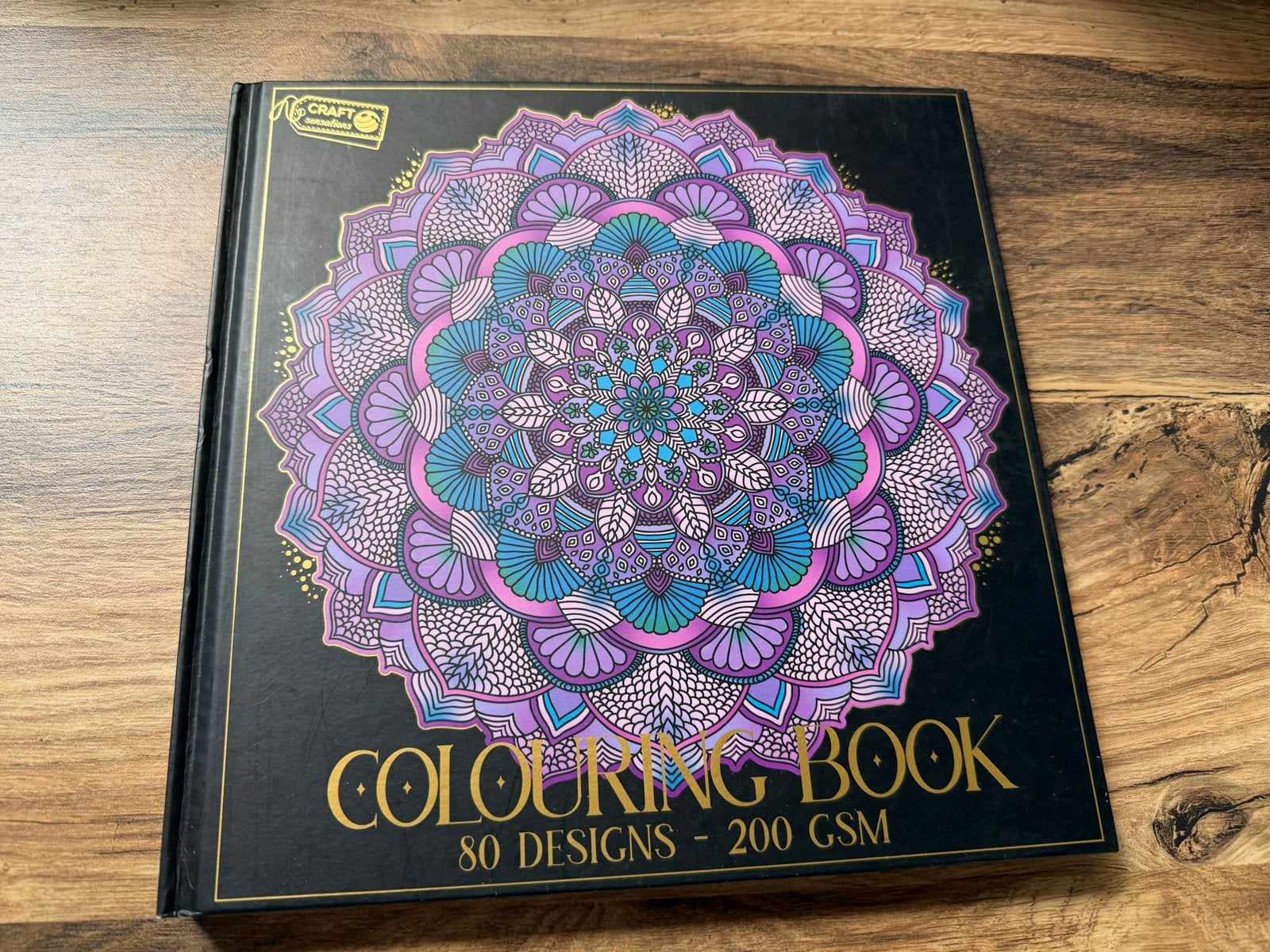 Mandala Kleurboek - 80 Ontwerpen, 200 GSM Papier, Abstract, Meerkleurig, Ophalen of Verzenden, Zo goed als nieuw