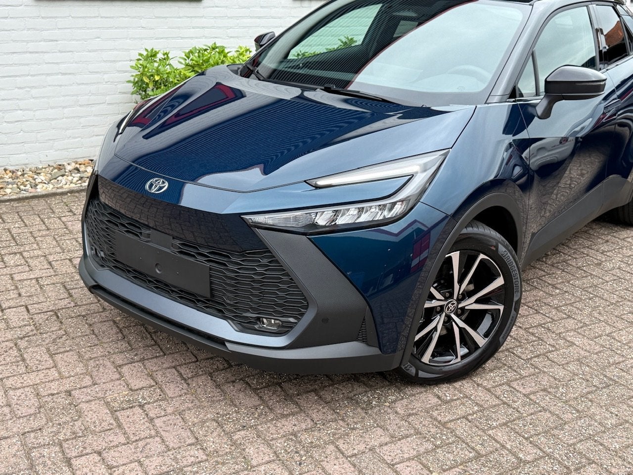 TOYOTA C-Hr 2.0 High Power PHEV 223pk CVT Dynamic/ Blauw met, Auto's, Toyota, Dealer onderhouden, Stof, 4 cilinders, Blauw