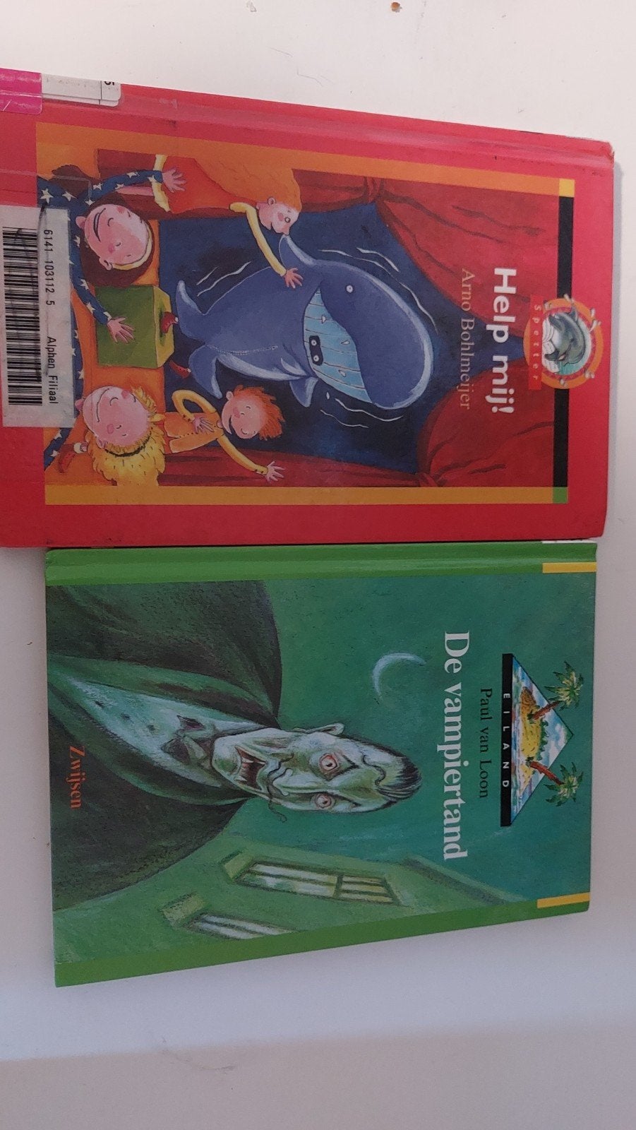 2 boeken Help mij en de vampieren., Boeken, Ophalen of Verzenden, Zo goed als nieuw, Arno Bohlmeijer en Paul  van Loon, Overige typen