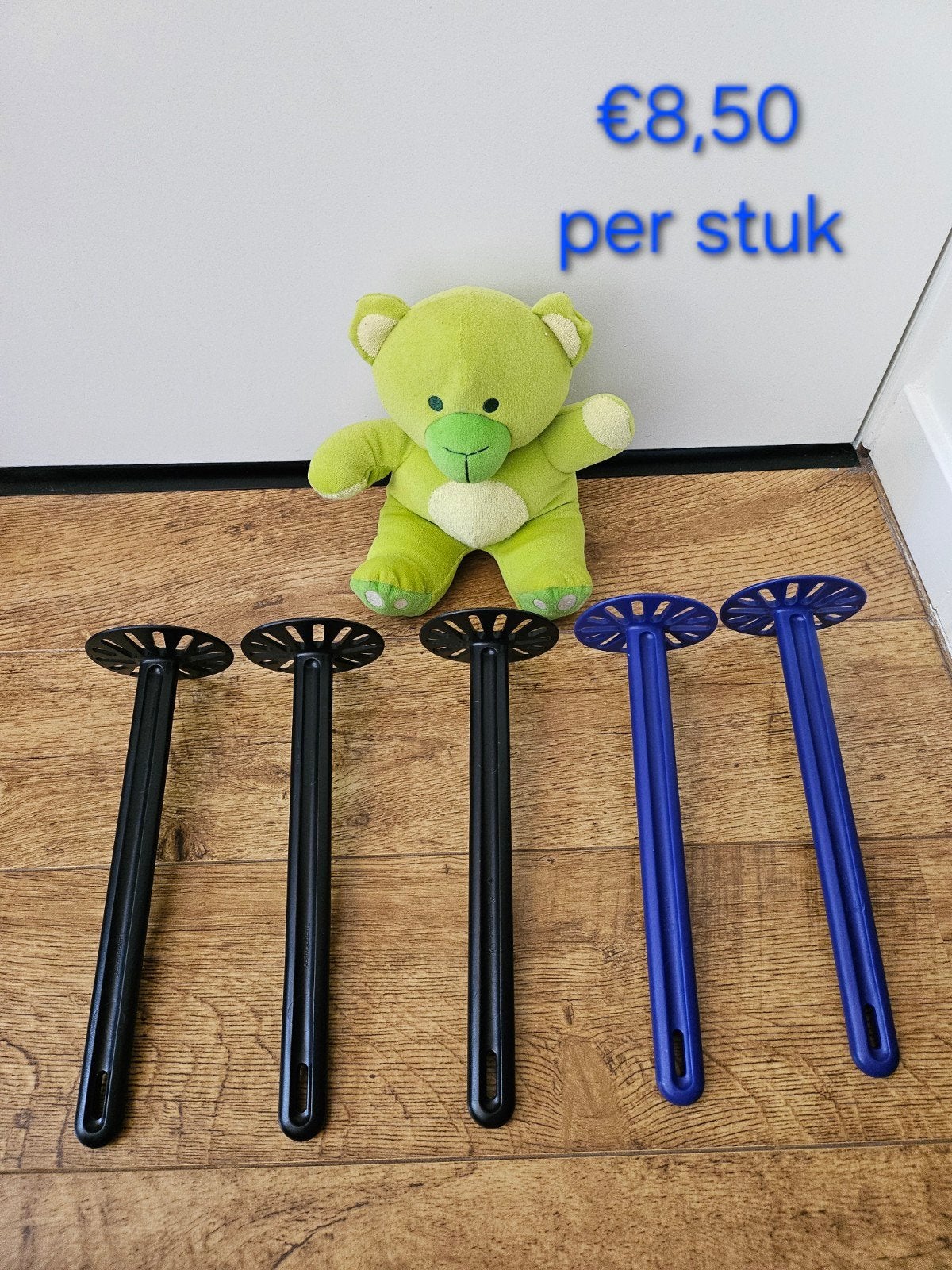 ☆ Tupperware stampers / pureestampers zwart / blauw, Ophalen of Verzenden, Zo goed als nieuw, Blauw, Overige typen
