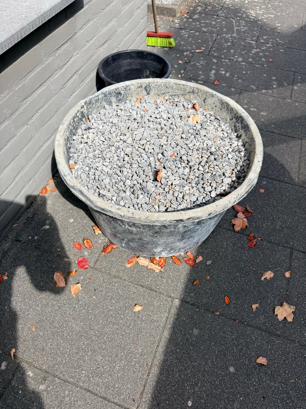Grijs grind voor tuin of decoratie, Ophalen, Gebruikt, Grijs, Grind