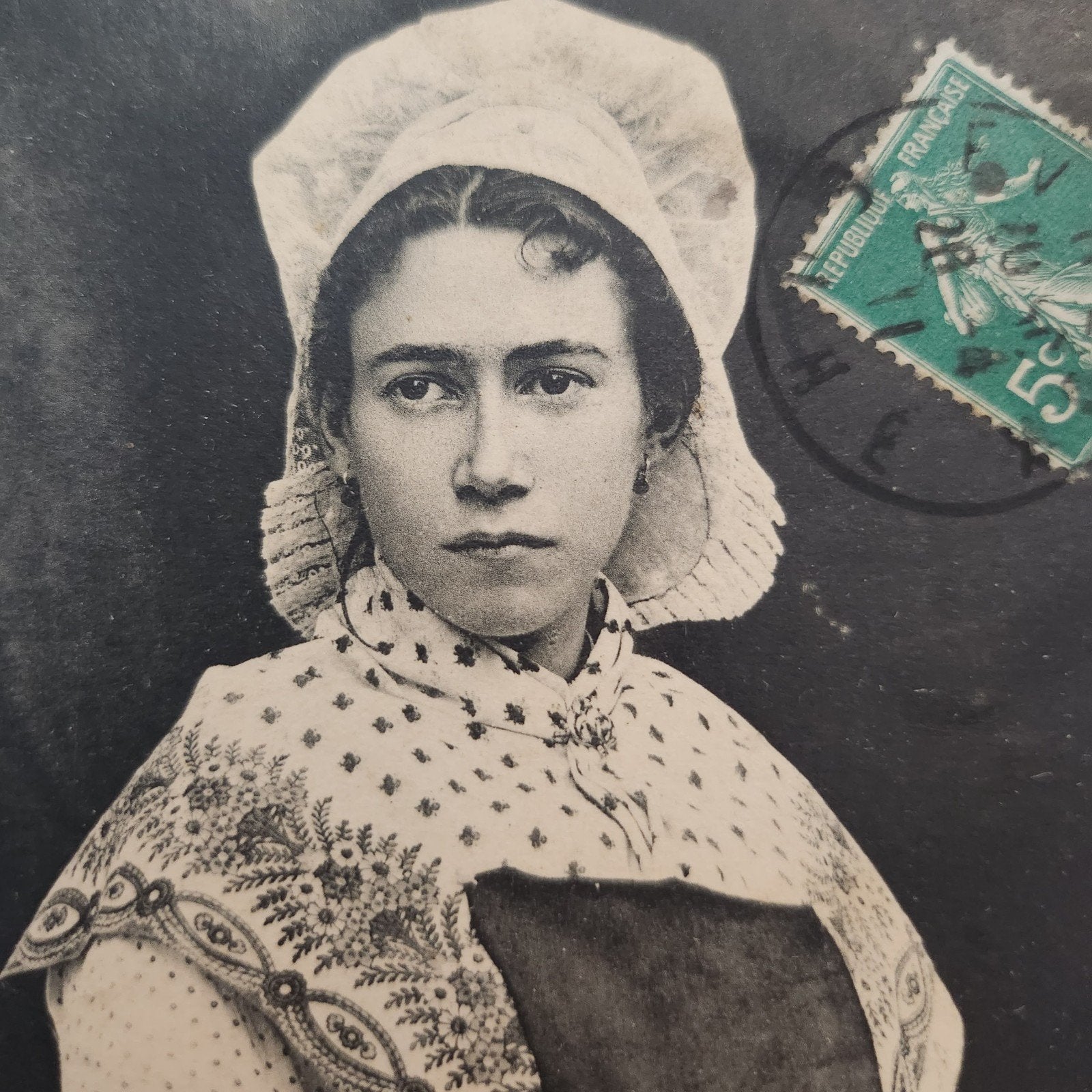 Ansichtkaart Paysanne Normande 1911, Verzenden, Voor 1920, Gelopen, Frankrijk