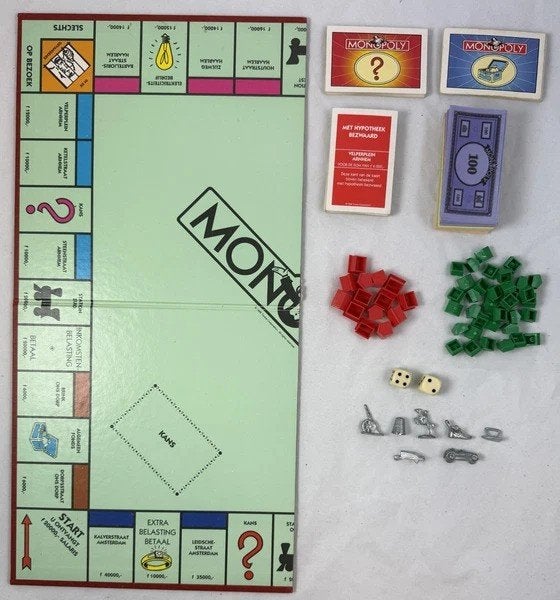 Monopoly spel Parker bordspel Nederlands, Coolsingel 104, 3011 AG Rotterdam, Netherlands, Parker, Verzenden, Een of twee spelers