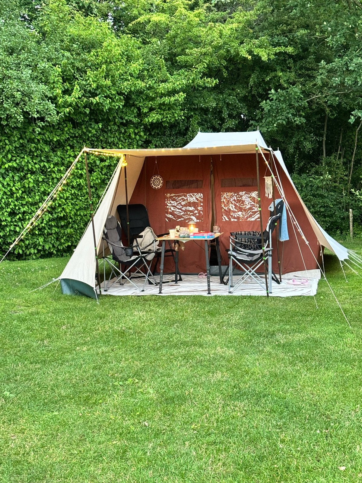 De Waard tent, 4 personen, Caravans en Kamperen, Tenten, Ophalen, Gebruikt, Tot en met 4