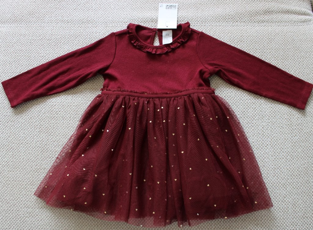 Feestjurk van H&M 80, Kinderen en Baby's, Meisje, Jurkje of Rokje, H&M, Nieuw