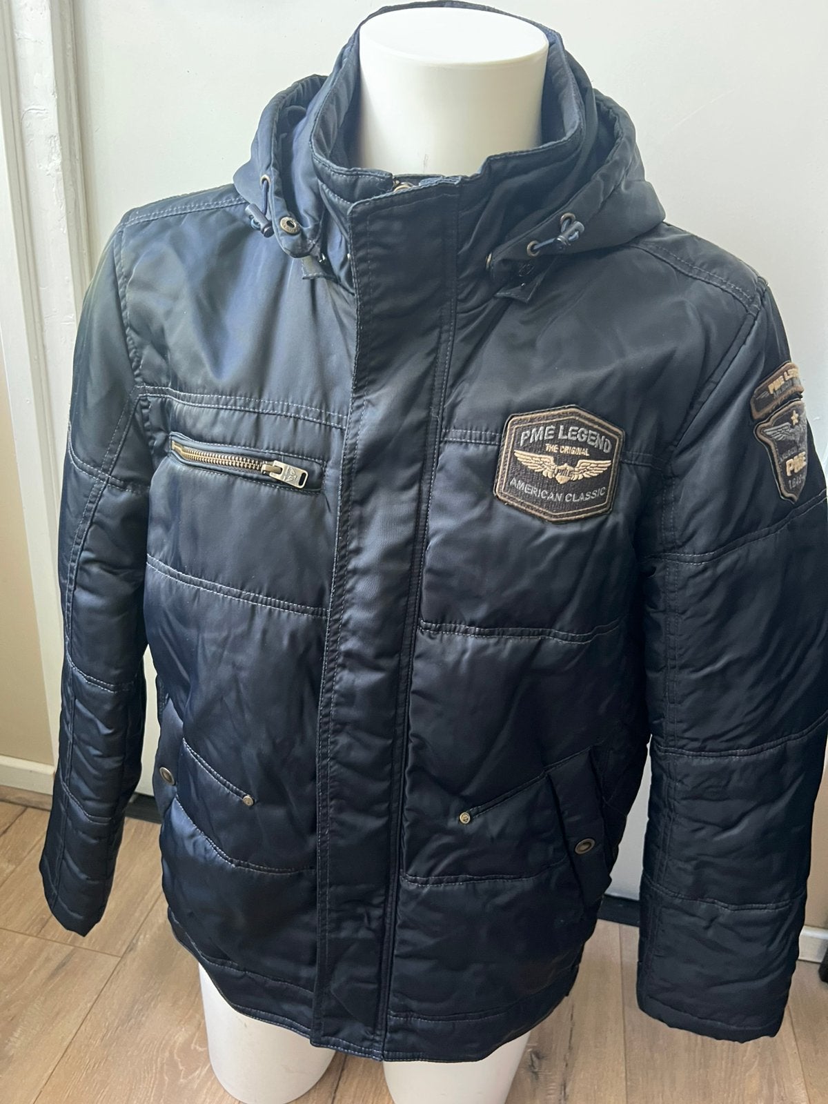 PME Legend heren jas maat M blauw, Ophalen of Verzenden, Zo goed als nieuw, Maat 48/50 (M), Blauw