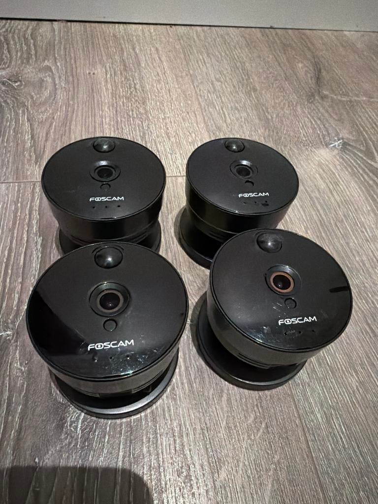 4x Foscam C1 Binnencamera's, Ophalen of Verzenden, Gebruikt, Binnencamera