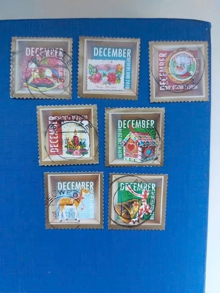 Postzegel NL 2010 7 Kerstzegels 03-07, Ophalen of Verzenden, Na 1940, Gestempeld