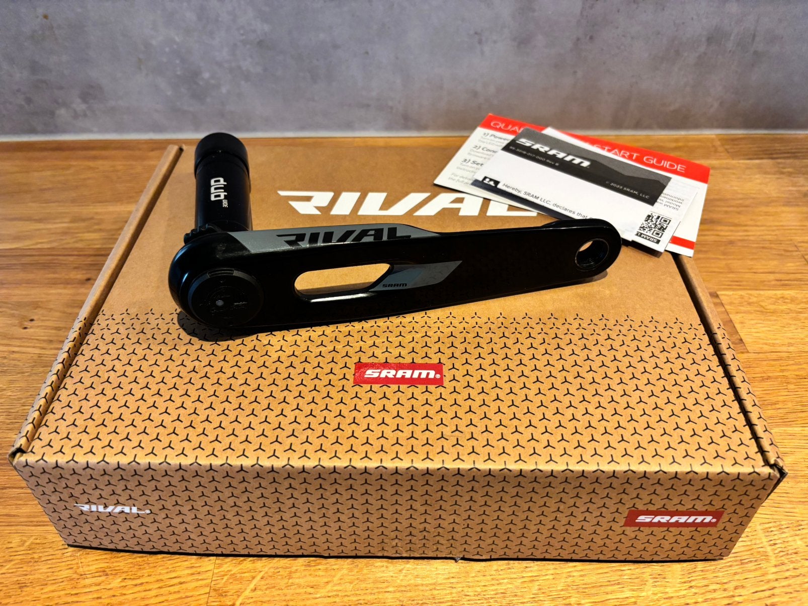 SRAM Rival XPLR dub wide AXS E1 powermeter 175mm, Ophalen of Verzenden, Zo goed als nieuw