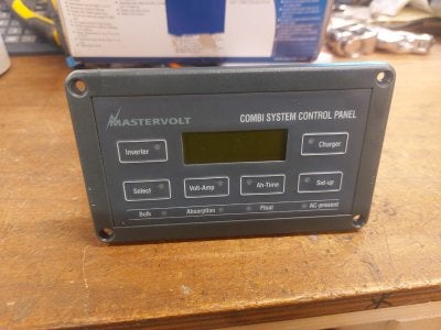 Mastervolt Combi system control panel, Niet ingevuld, Gebruikt, Niet ingevuld, Niet ingevuld