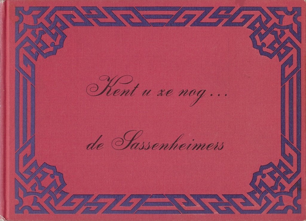 BOEK KENT U ZE NOG... DE SASSENHEIMERS., Boeken, Ophalen of Verzenden, Zo goed als nieuw, A.M. Hulkenberg
