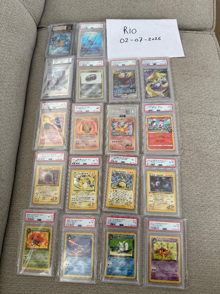 Pokemon Slab collectie (15x psa, 1x beckett, 1x tag, 1x cgc), Hobby en Vrije tijd, Verzamelkaartspellen | Pokémon, Ophalen, Zo goed als nieuw