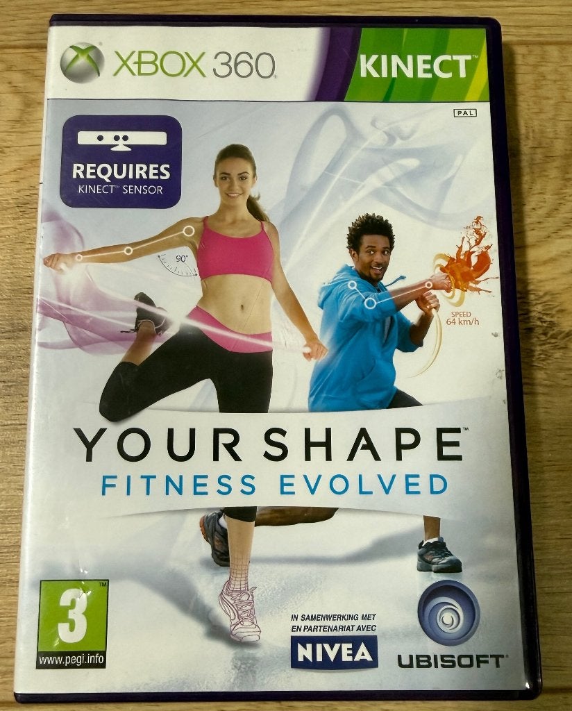 Xbox 360 Kinect – Your Shape: Fitness Evolved, Spelcomputers en Games, Gebruikt, Eén computer, Ophalen of Verzenden, Sport