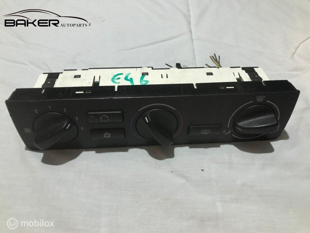BMW 3-serie E46 ('98-'05) Bedieningspaneel kachel, Gebruikt, Ophalen of Verzenden, BMW, BMW