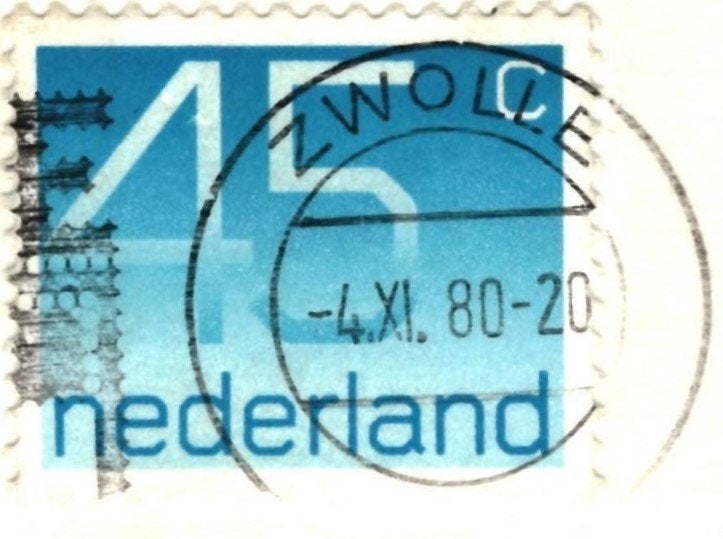 41835 Wezep Gld 880 IJsselvliedt Gelopen met postzegel, Ophalen of Verzenden, 1980 tot heden, Gelopen, Gelderland